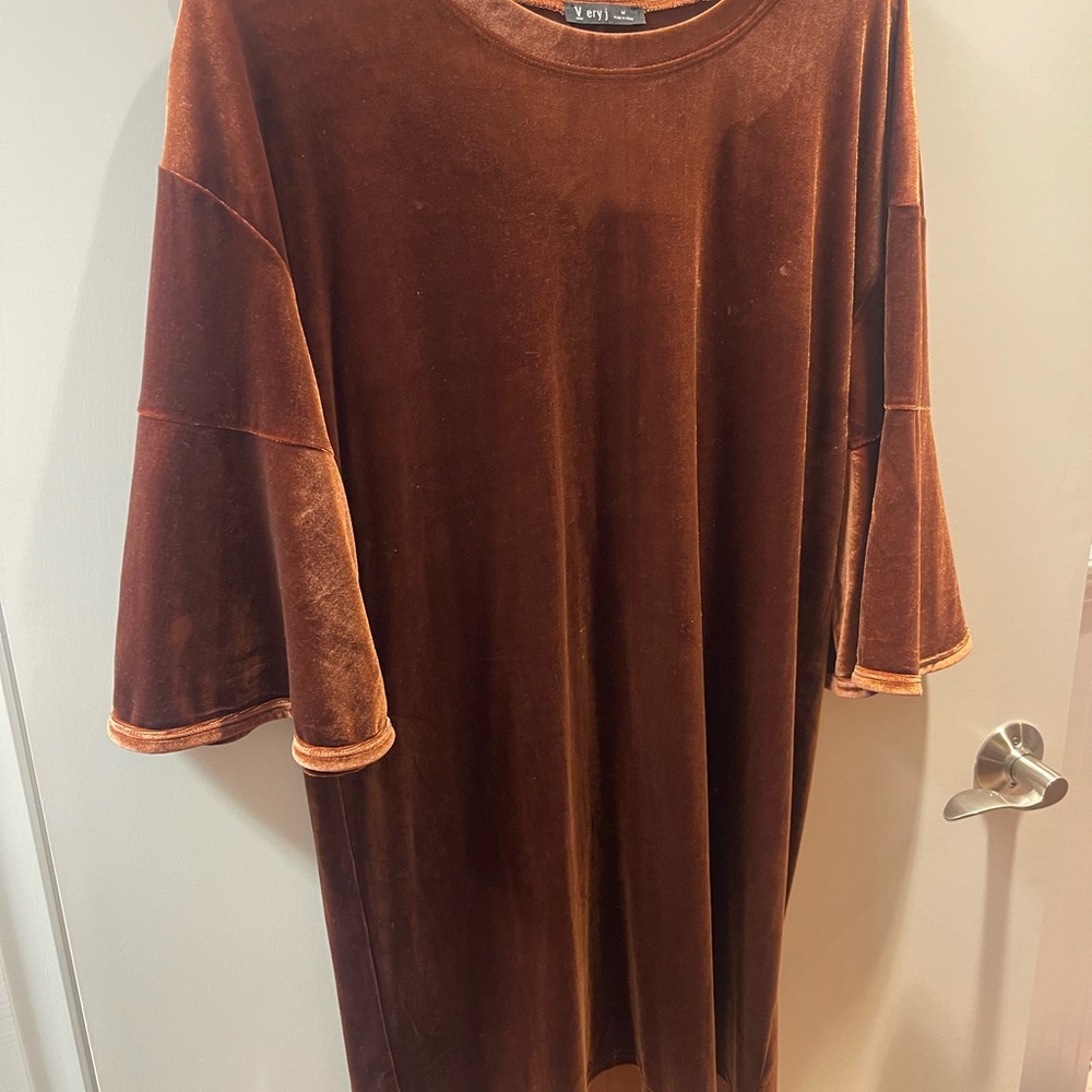 Velvet Brown Dress